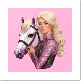 Equestrian Barbie Posters and Art